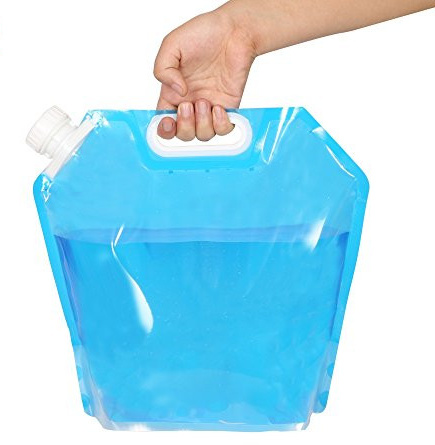 Custom Outdoor Pouch Plastic Drinking Foldable 5 Liters Water Bag