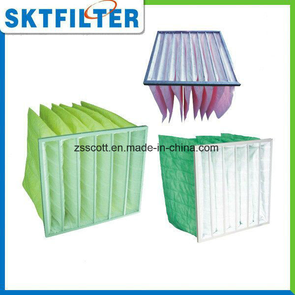 Medium Efficiency Pocket Filter Air Polyester Filter Bag