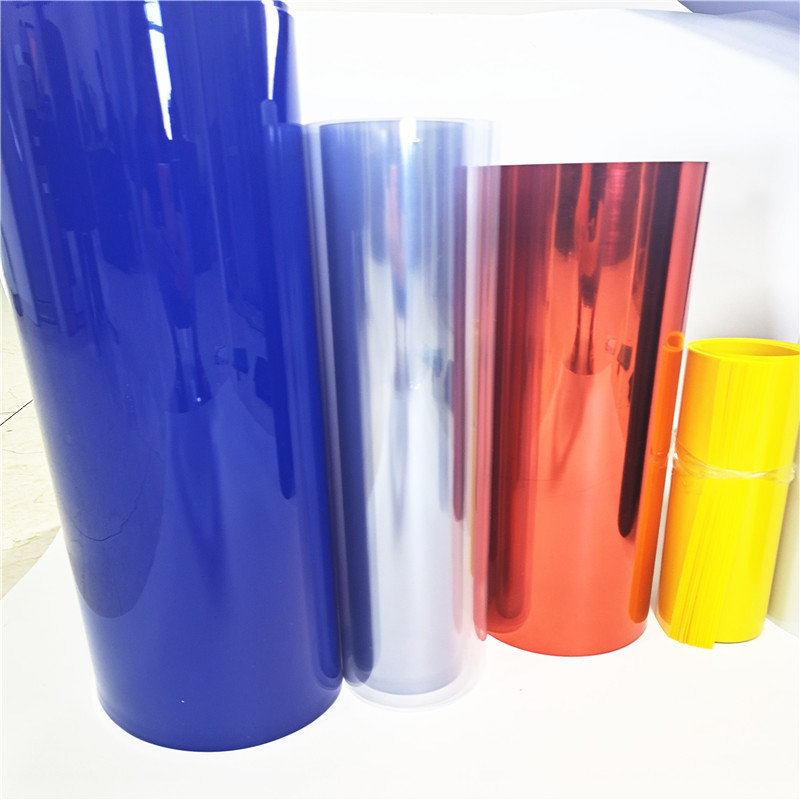 PVC Transparent PP Pet Sheet Clear Colorful Rolls Sheet Films for Plastic Packing