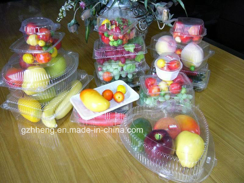 Eco-friendly Disposable Plastic blister clamshell packaging Food Tray for fruit meat (PP tray)