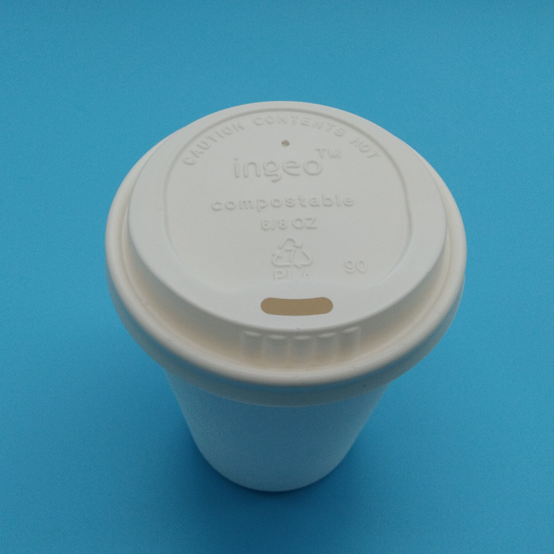 8oz Compostable Sugarcane /Bagasse Hot Cups with PLA Lid