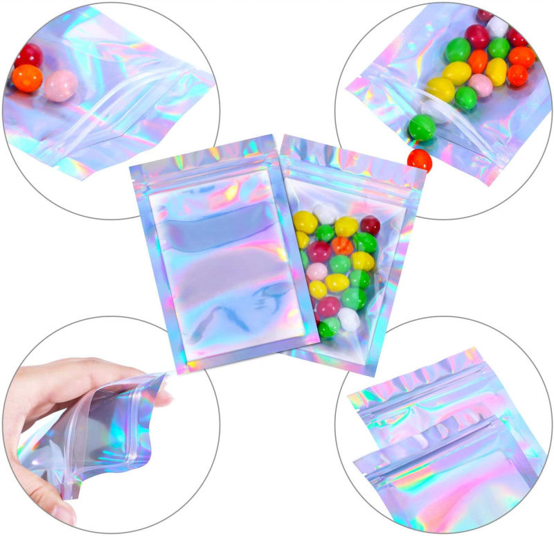 Resealable Smell Proof Bags Food Storage Bags Pouch Aluminum Foil Bags