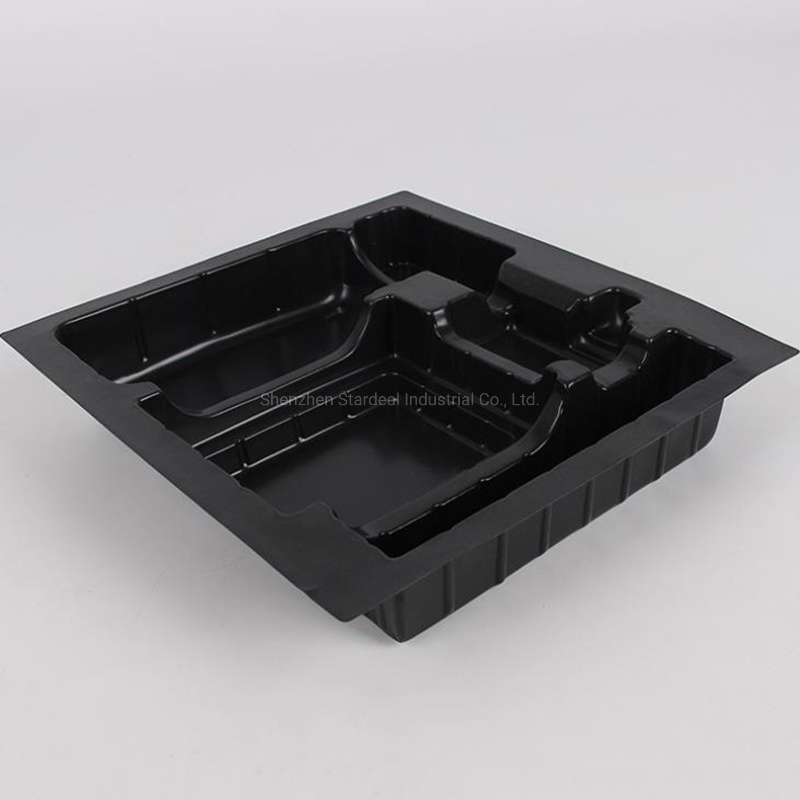 Flat Plastic Tray Plastic Electronics Packaging Plastic Divided Tray