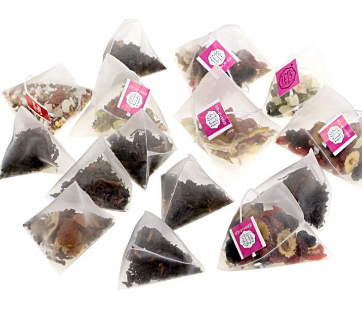 OEM Private Label Biodegradable Pyramid Triangle Tea Bags