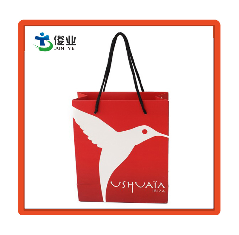 White Paper Tote Bag with Your Logo Printed