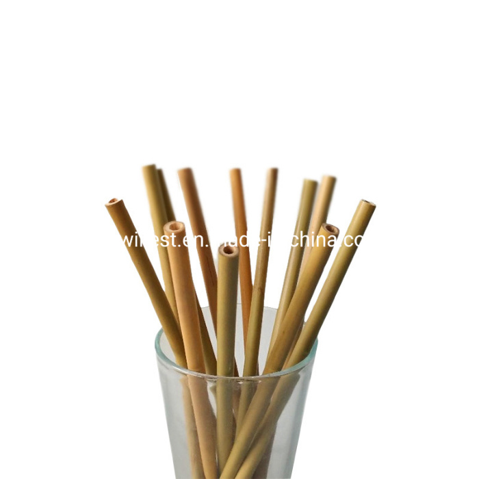 100% Natural Bamboo Straws Biodegradable Drinking Straws