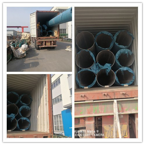 No. 4 Finish Stainless Steel Pipe with Plastic Package