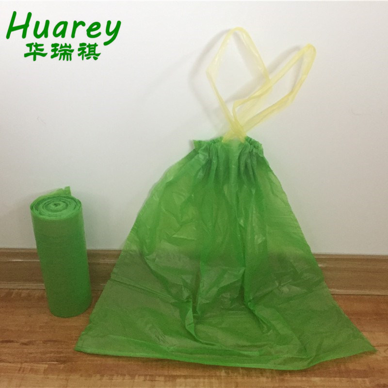 Green White Biodegradable D2w Epi Plastic Garbage Bag