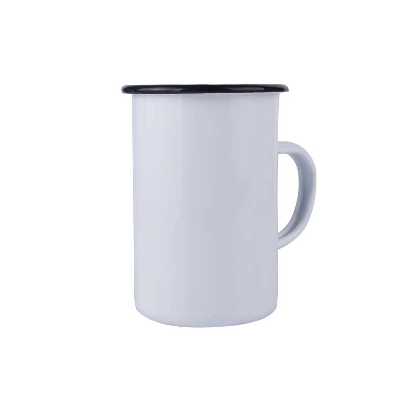 Beautiful Colorful Cup Enamel Cup Drinking Coffee Cup Metal Water Cup