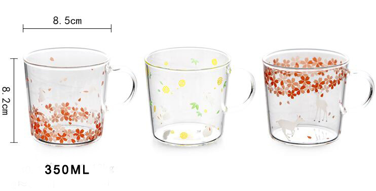 Glass Cup Glass Water Tumbler Glass Milk Cup Promotional Gift Cup