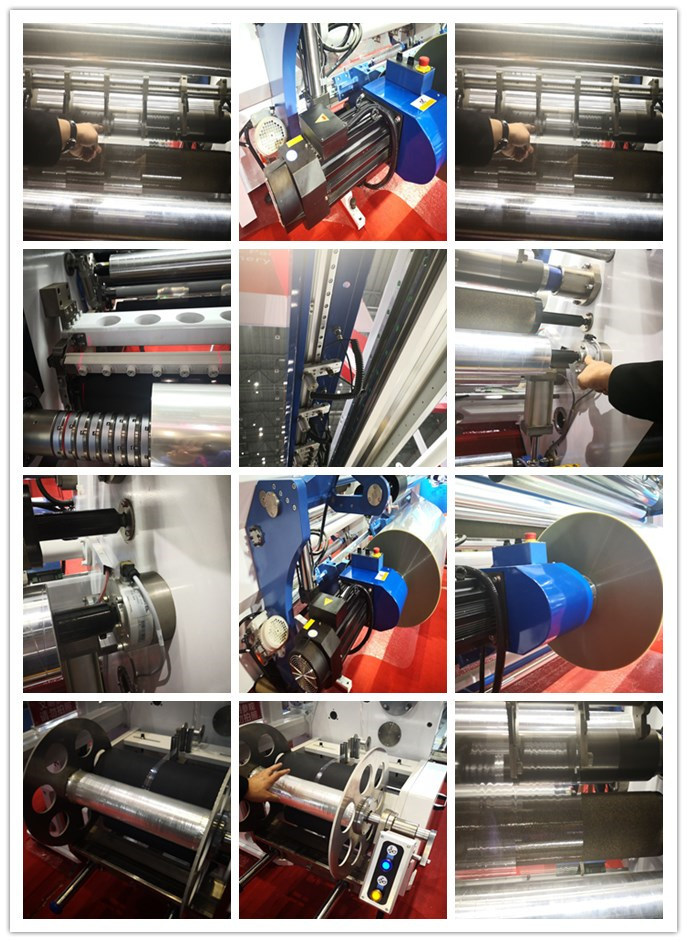 High Speed Automatic Label Slitting Machine for Sticker Paper, Plastic Film