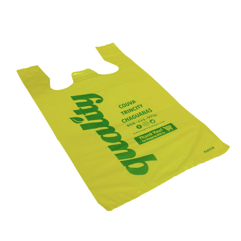 100% Biodegradable Plastic T-Shirt Bag Shopping Carrier Bag Biodegradable Bags