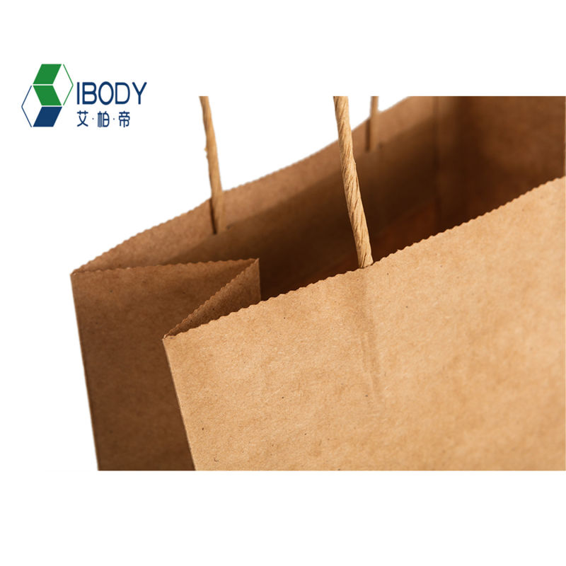 Durable Biodegradable Kraft Paper Bag Kraft Paper Bag for Custom