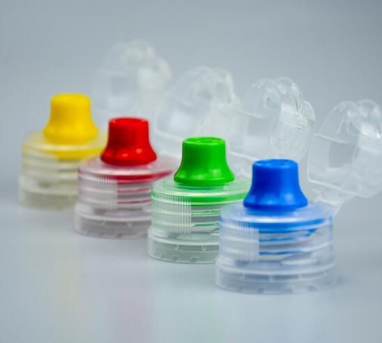 28mm Clear Plastic Flip Top Cap for Beverage Water Drink Bottles