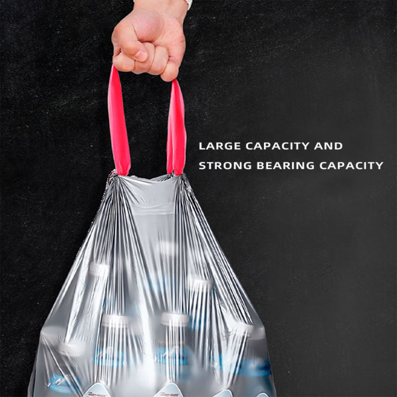Drawstring Plastic Garbage Bag Biodegradable Plastic Bag with Own Logo