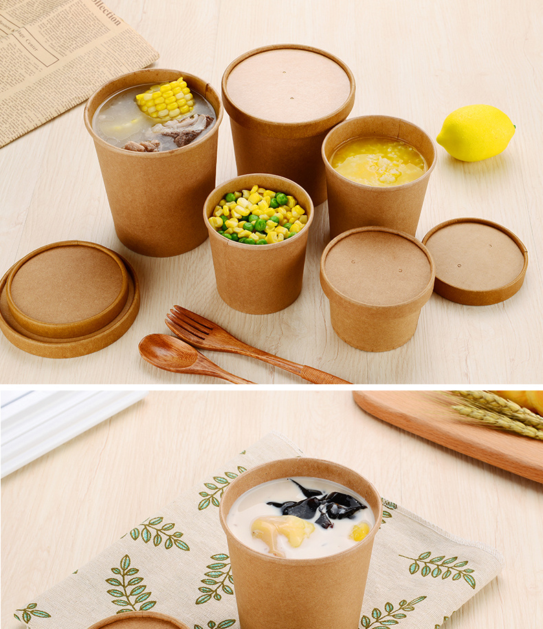 Soup Best Selling Double Wall Hot Paper Cup for Food