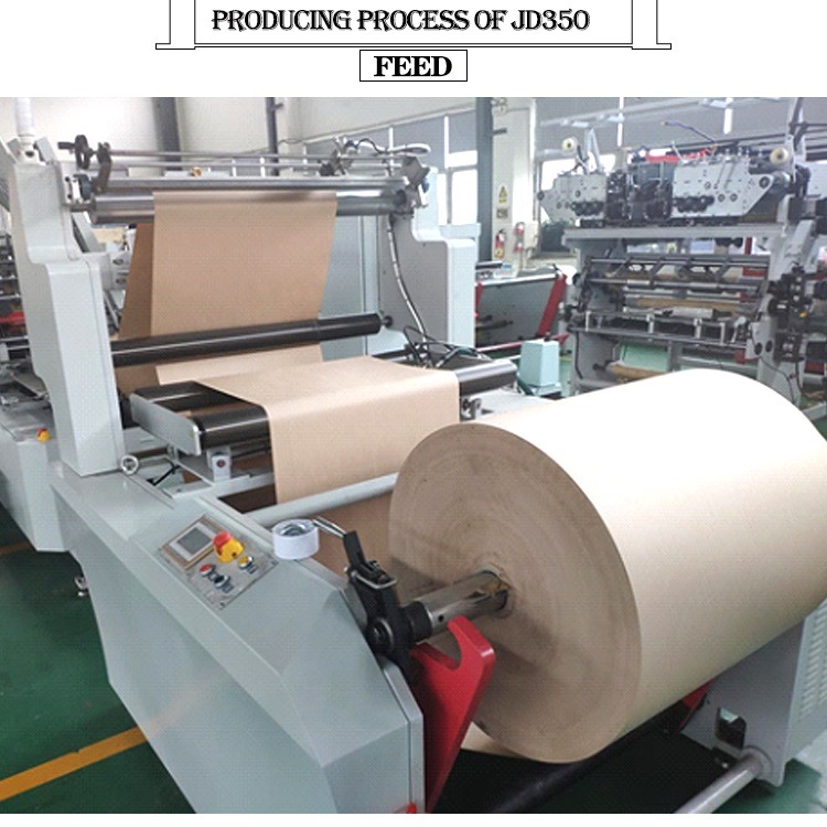 Square Bottom Paper Shopping Bag Making Machine for Kfc Fast Food /Bread Paper Bag Yast-Fd330