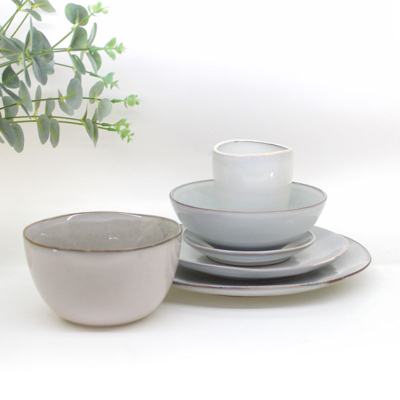 Handmade Ceramic Tableware Set Ceramic Dish Bowl Set