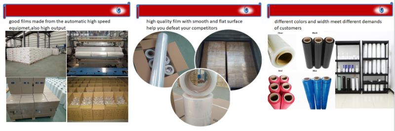 Plastic Transparent Film / Plastic Food Packaging Film /LLDPE Film Roll