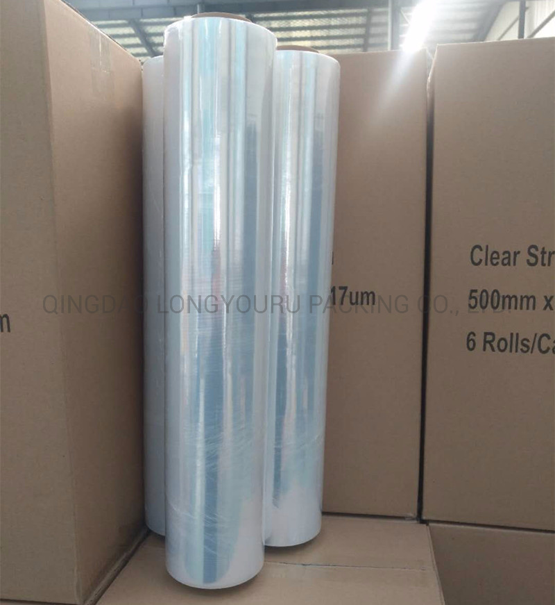 Casting Transparent Stretch Film LDPE Plastic Pallet Wrap Film