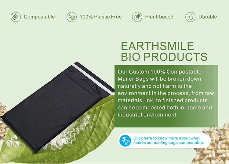 China Supplier Custom Biodegradable Courier Bag Biography Degradable Bags