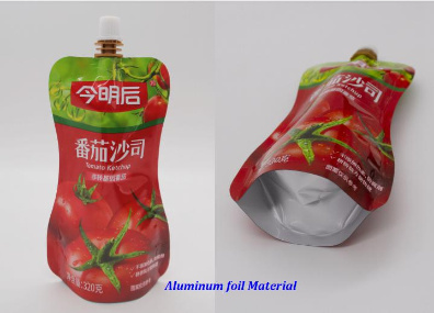 Juice Liquid Plastic Stand up Pouch with Spout