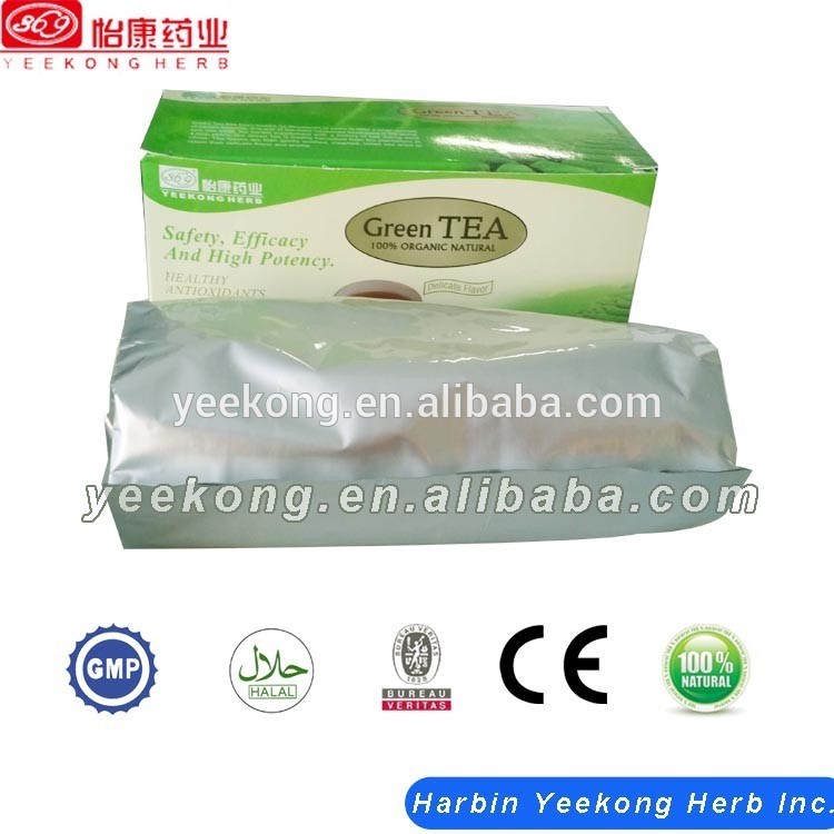 Green Tea with Teabag Box Package Enhance Immune System