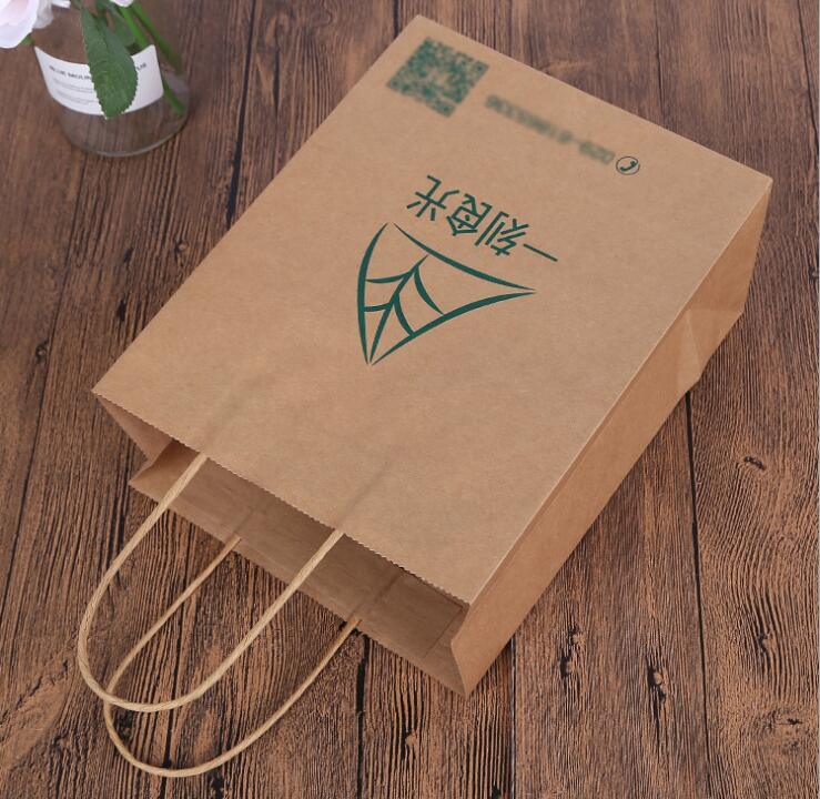 Craft Paper Tote Bag with Custom Logo