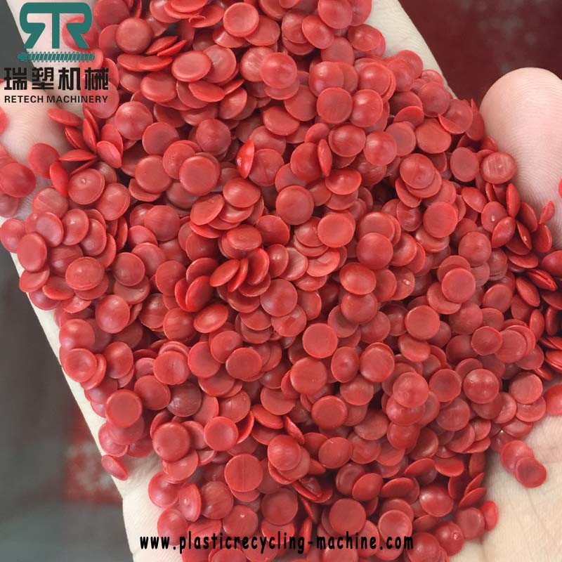 Waste Plastic Biodegradable Film Shopping Bags Recycling Pelletizing Granulating Machine