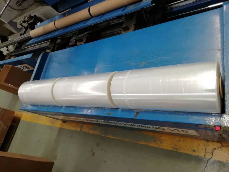 100% New Material LLDPE Clear Wrapping Film Plastic PE Stretch Film