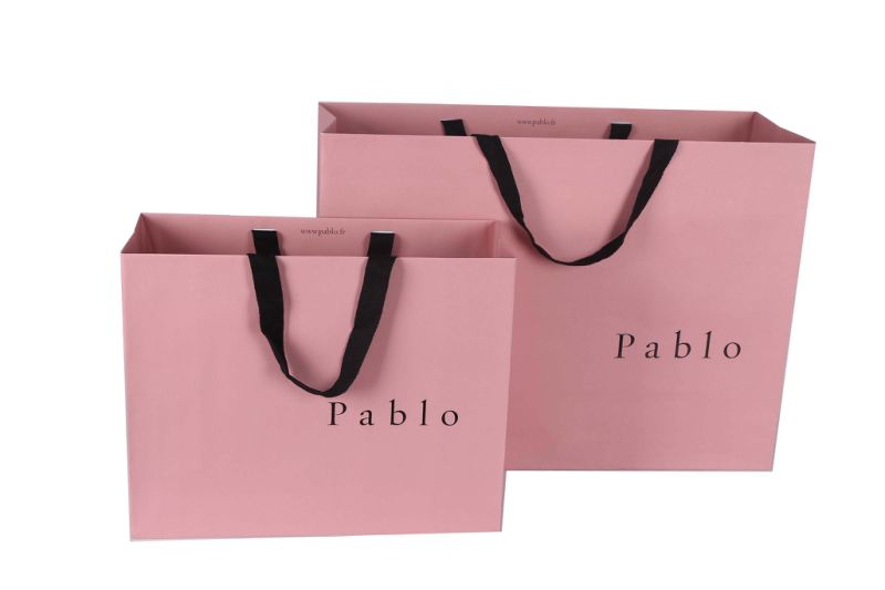 Paper Bag Manufacturer White Luxury Customize Logo Printed Paper Shopping Bags