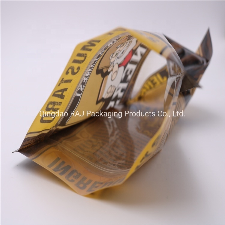 Customized Snack Food Plastic Package Pouch with Zipper Window