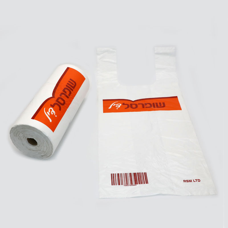 Handle Plastic Bag T-Shirt Bag Shopping Bag HDPE LDPE Biodegradable