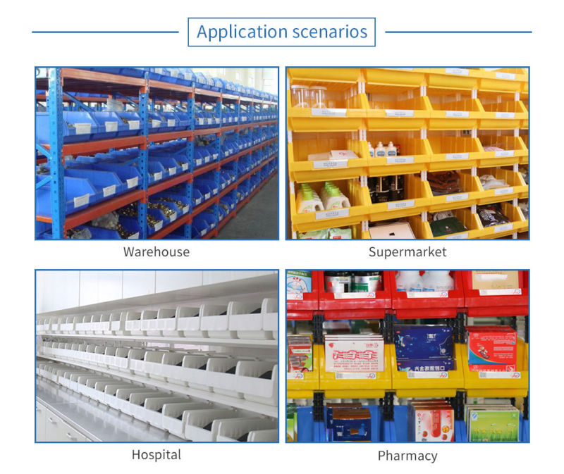 Durable Warehouse Plastic Shelf Bin for Spare Parts