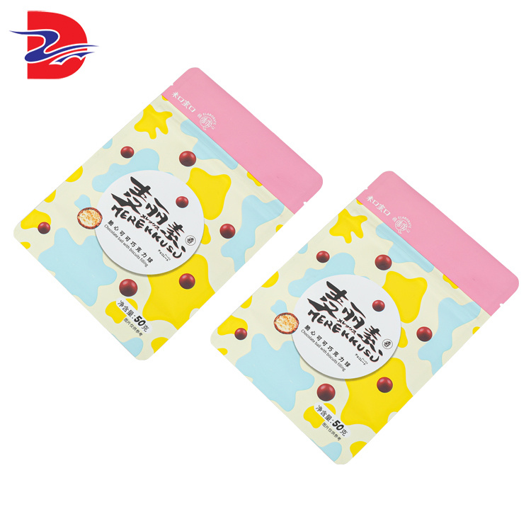 Hot Aluminum Foil Stand up Pouch Bag Custom Plastic Bags Food Packaging Pouch Candy Packaging Bag