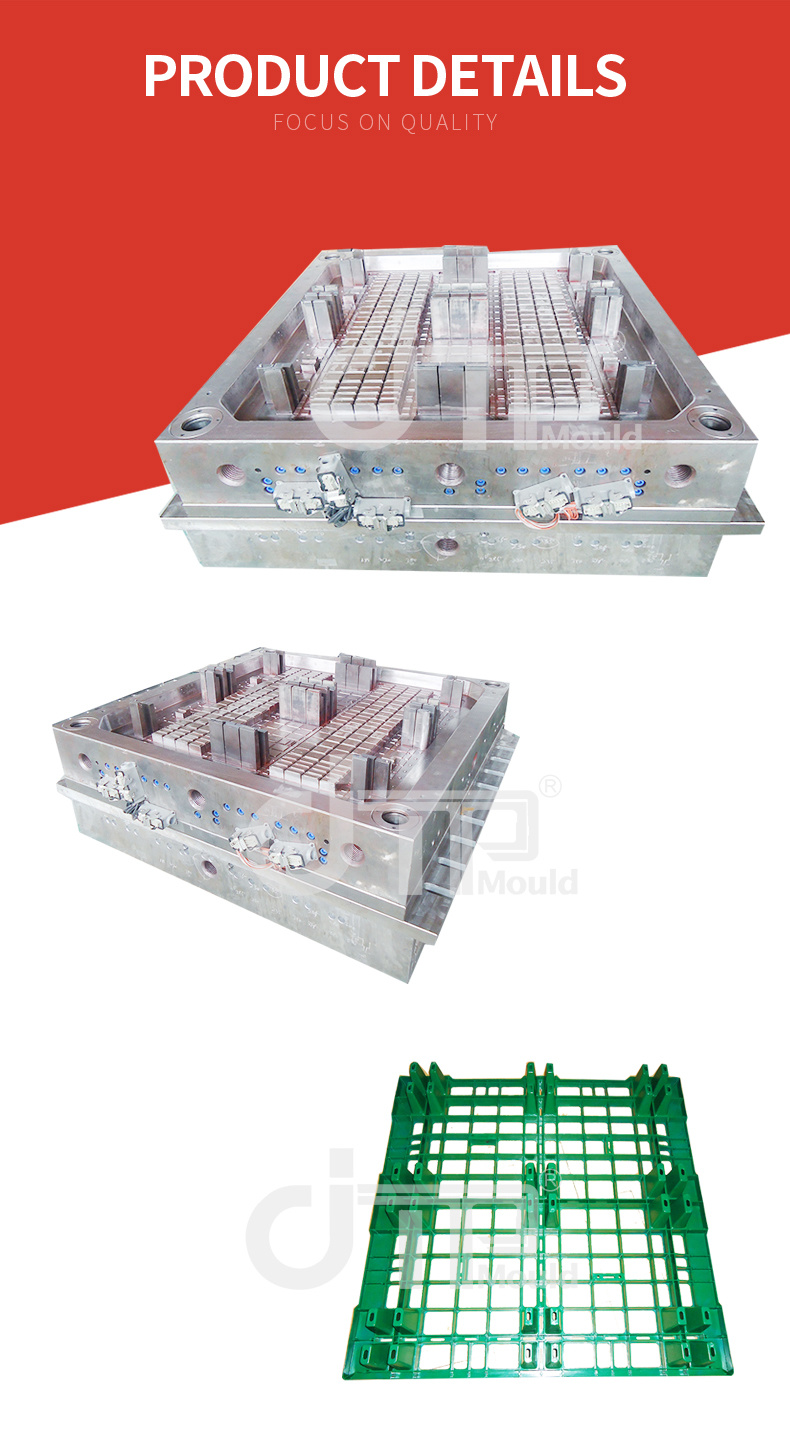 Durable High Quality Plastic Injection Logistics Tray Pallet Mould