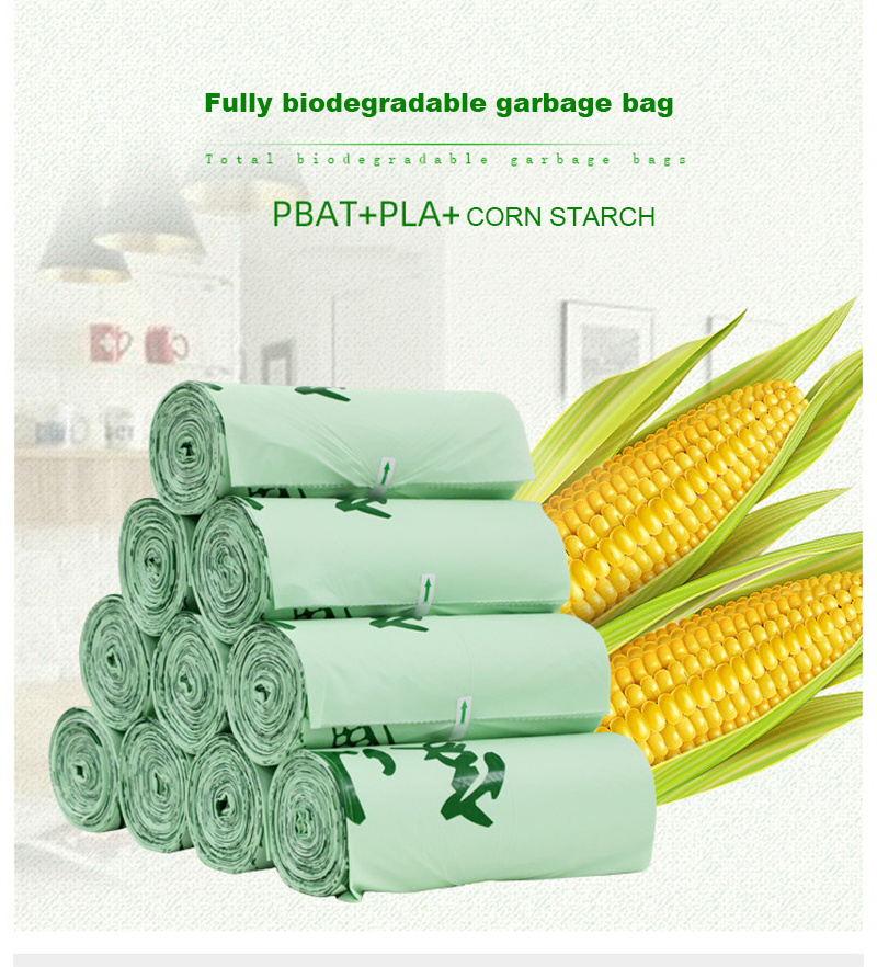 100% Biodegradable and Compostable Biodegradable Produce Bags Use for Supermarket