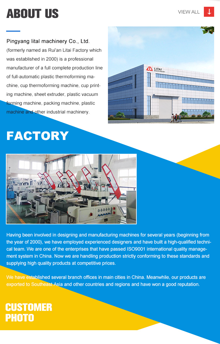 Plastic Blister Tray Thermoforming Machine for Thermoforming Machine for Plastic Trays