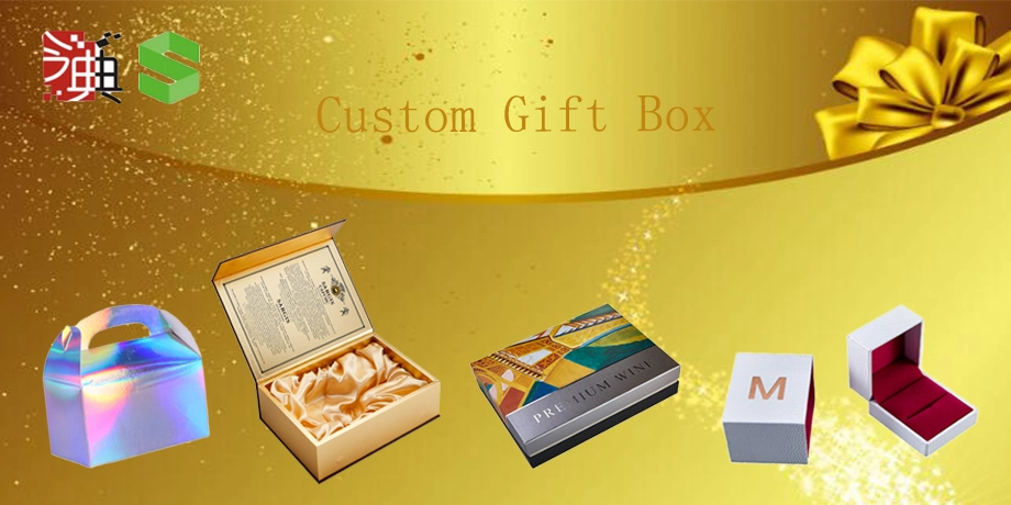 Customize Gift Boxes Corrugated Kraft Paper Box with Printing Packing Boxes Wine Box