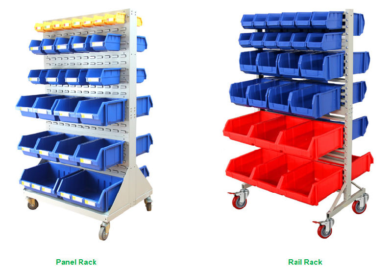 Industrial High Quality Dividable Plastic Shelf Bin for Screws Storage