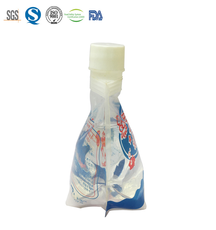 China Factory Plastic Food Bag Spout Bag with Caps Water Packaging Pouch Juice Pouch