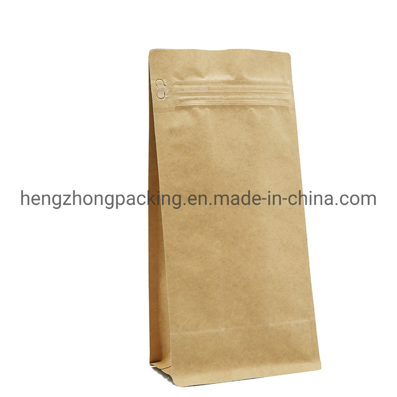 Plastic Food Pouch Recycled Flat Bottom Food Packaging