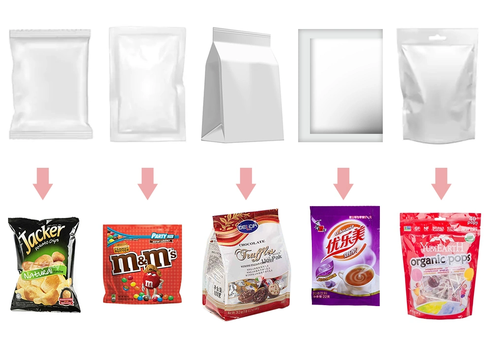 Horizontal Mini Plastic Premade Standup Zipper Bag Doypack Automatic Pouch Packing Machine for Bear Gummy Candy