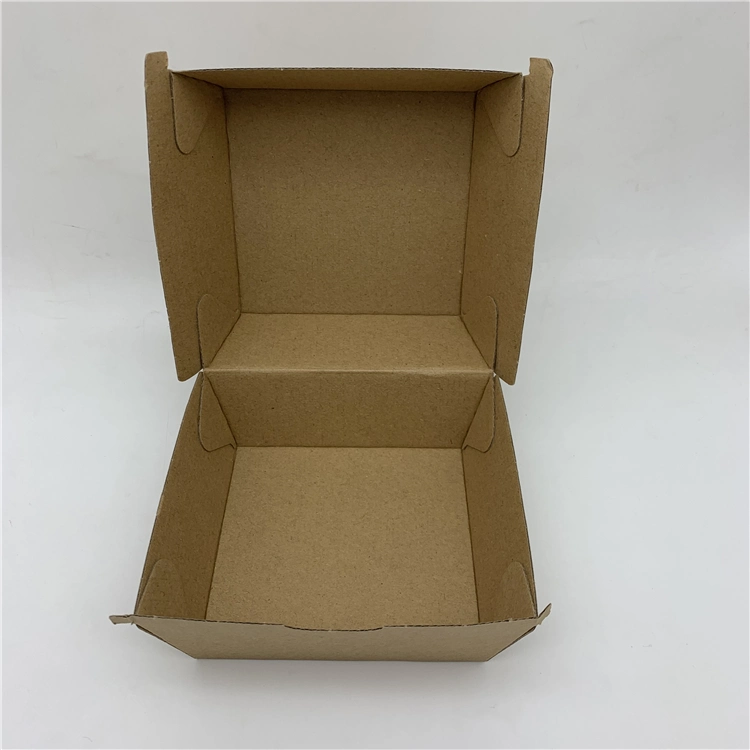 Biodegradable Disposal Kraft Paper Box Kraft Paper Food Container