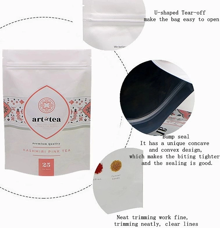 Flat Bottom Bag Food Packaging Bag Plastic Laminated Printing Bag Sealing Bag for Food Hemp Candy