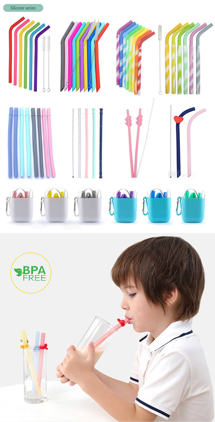 Customized Promotion Gift Biodegradable Stainless Steel Drinking Straws