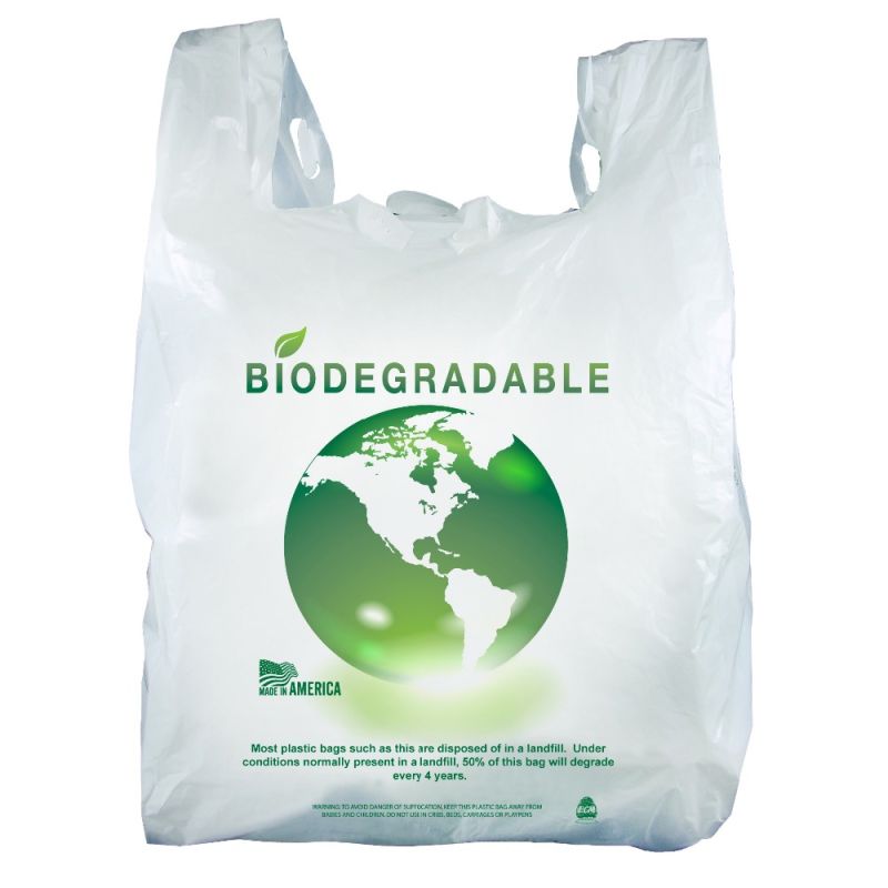 T-Shirt Bag Handle Bag HDPE LDPE Biodegradable Vest Shopping Bag Garbage Bag