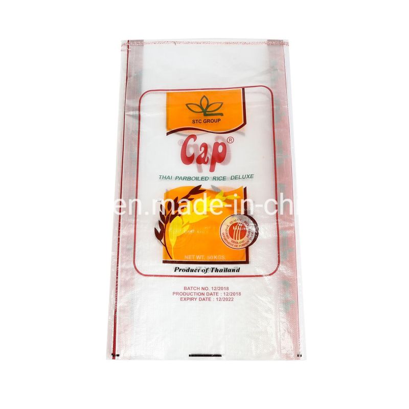 OEM PP Woven Bag Plastic BOPP Bag for Rice