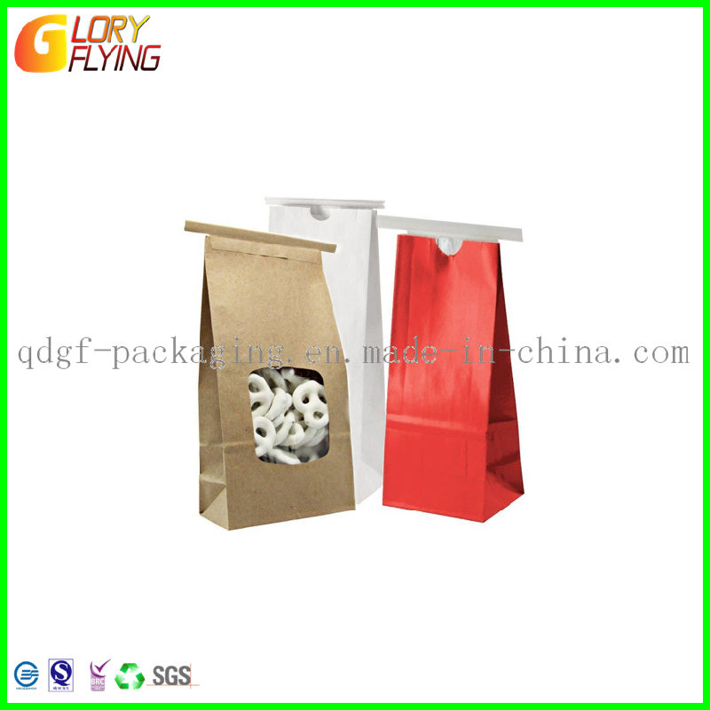 Biodegradable Food Packaging Stand up Bag with Zip Lock/Paper Bag