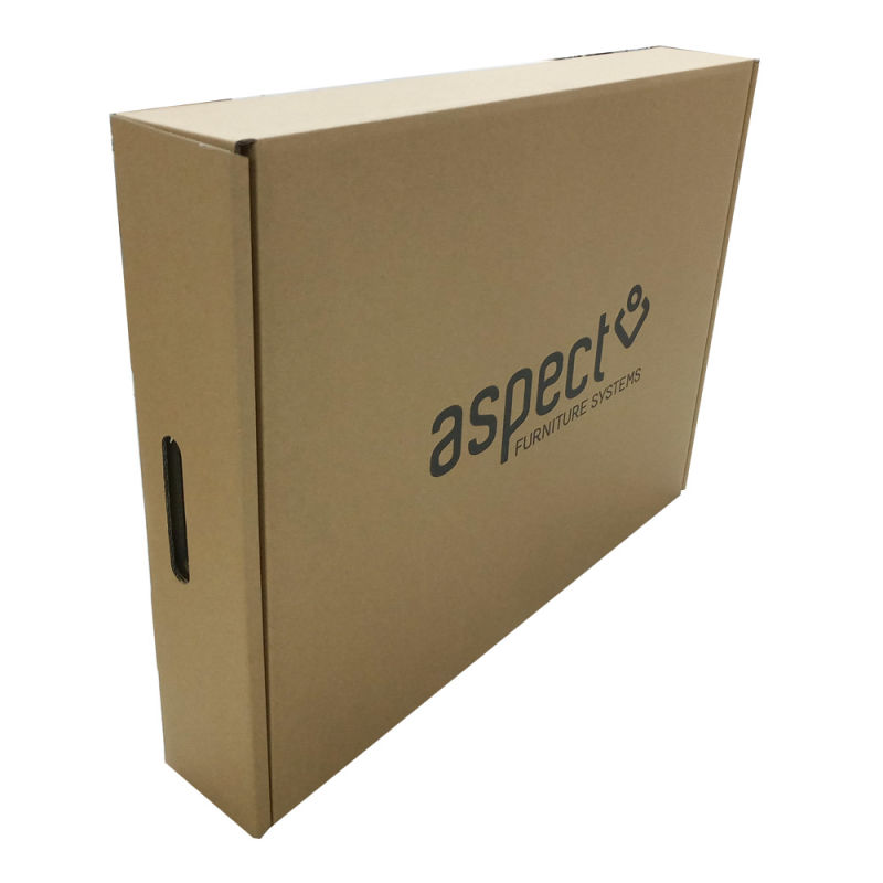 Double Wall Kraft Cardboard Box with Black Logo